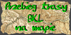 Przebieg trasy BKL na mapie